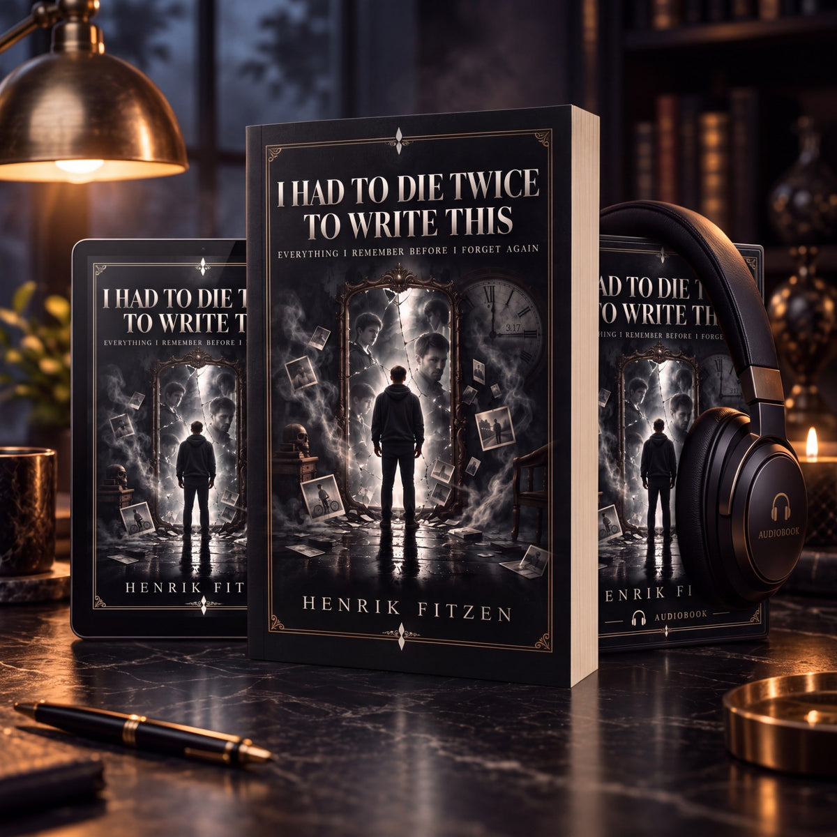 I Had to Die Twice to Write This — All Three Formats bundle: paperback, ebook and audiobook
