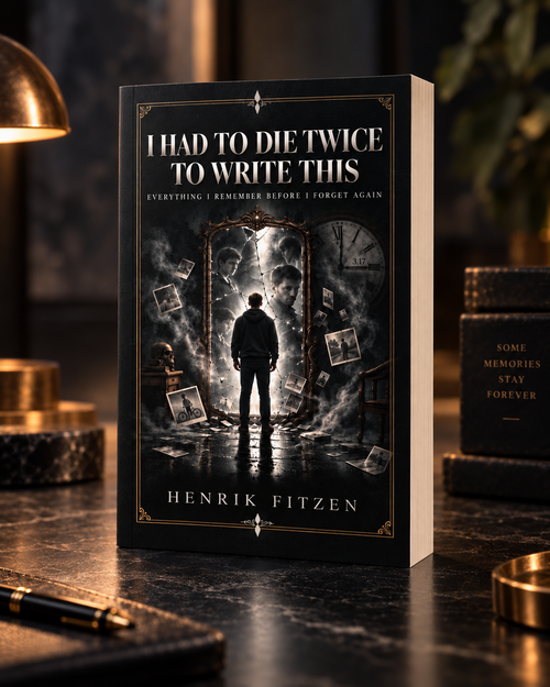 Collector's Paperback edition of I Had to Die Twice to Write This by Henrik Fitzen